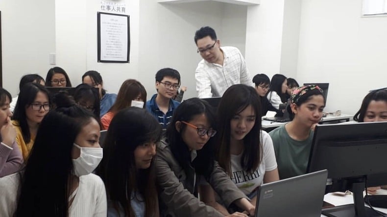 Students at Tochigi International Education Institute