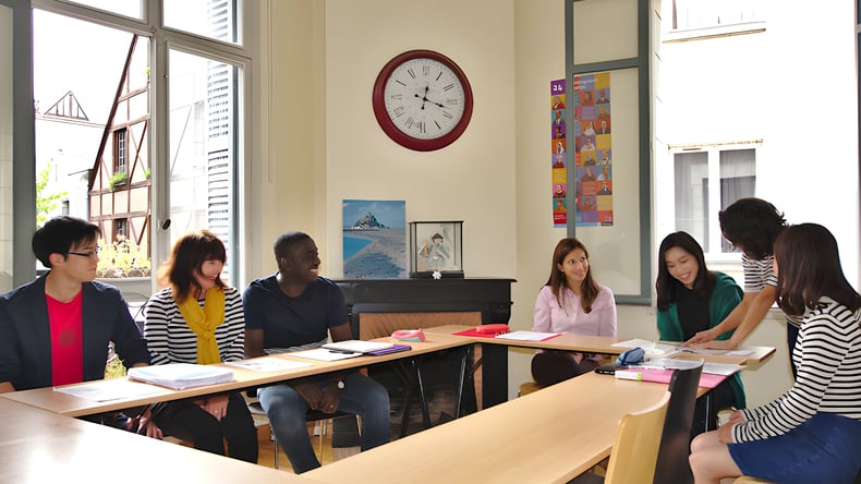 Studenti in classe