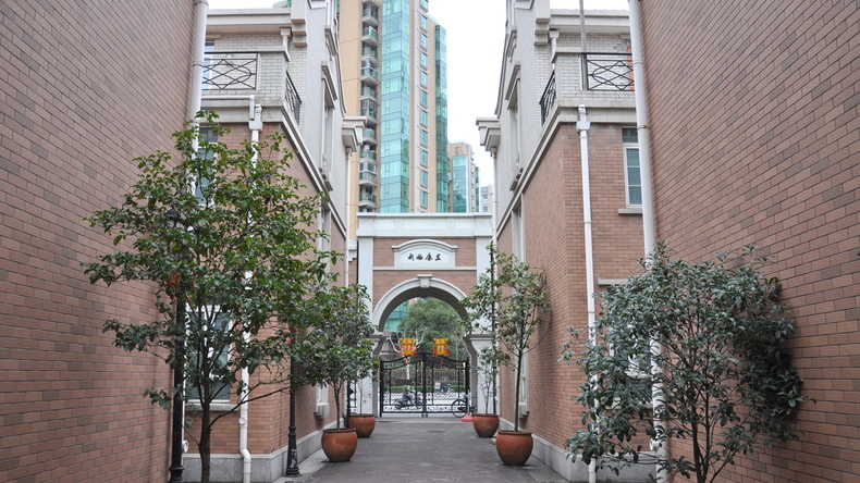 상하이에있는 학교 건물