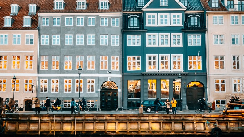 Nyhavn w Kopenhadze
