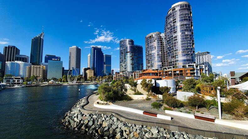 Elizabeth Quay w Perth