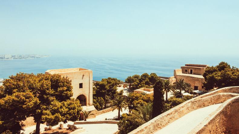 Castle de Alkazaba i Malaga