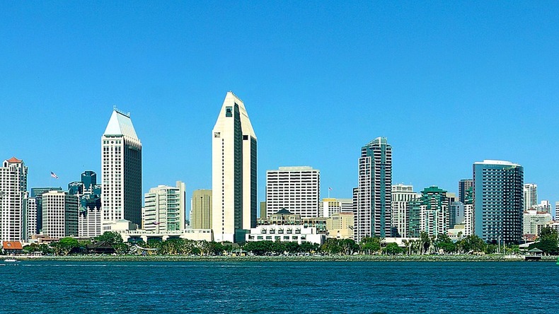 Panoramautsikt över San Diego