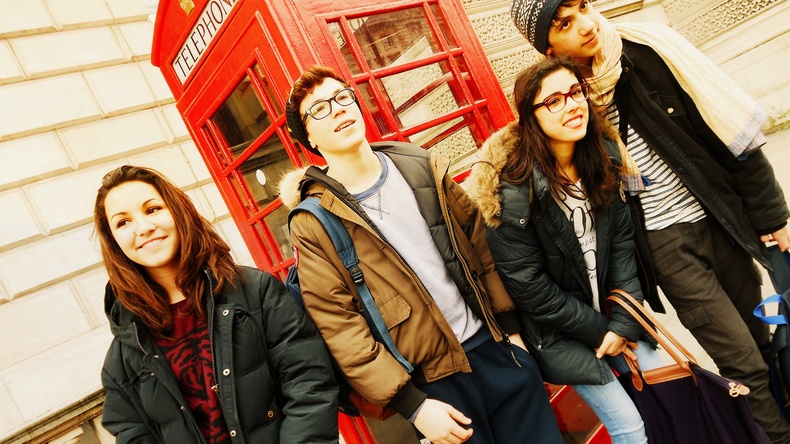 Studenten in Londen