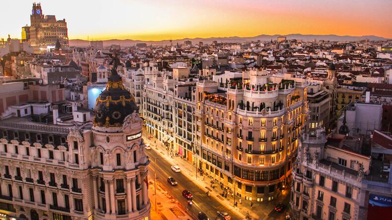 Gran Vía in Madrid