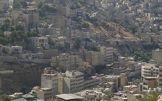 Principales destinos: Amman (miniatura de la ciudad)