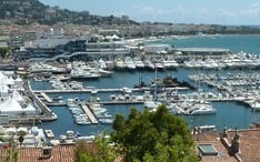 Legnépszerűbb célállomások: Cannes (A város kicsinyített nézete)