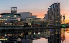 Legnépszerűbb célállomások: Manchester (A város kicsinyített nézete)