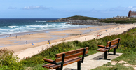 Principales destinos: Newquay (miniatura de la ciudad)