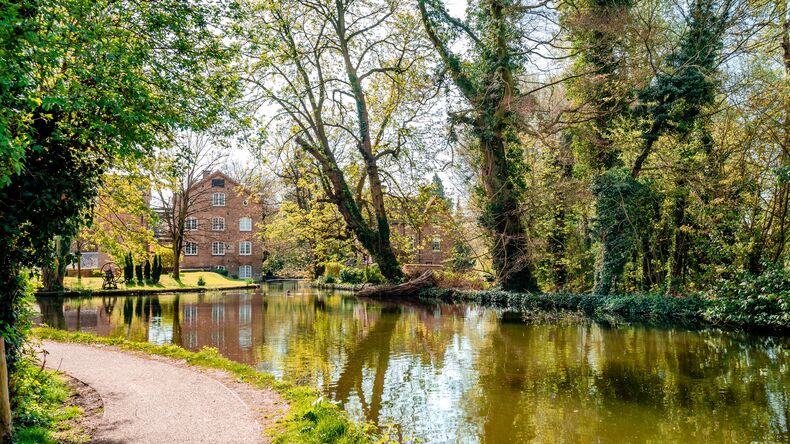 Watford'daki River Gade ve Grove Mill